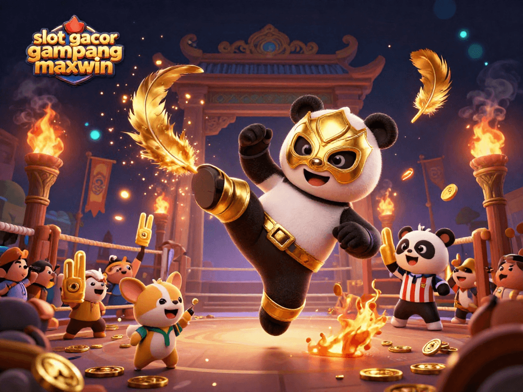 Experience the thrills of slot gacor gampang maxwin with dynamic characters in a vibrant casino scene.