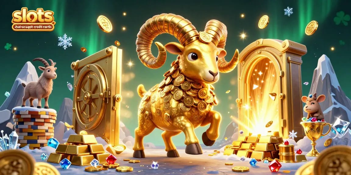 Experience thrilling slots that accept credit cards amidst a vibrant casino world filled with rich treasures.