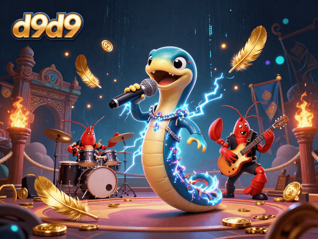 D9d9 nag-aalok ng mga nakakaexcite na laro sa ilalim ng tubig, kasama ang isang electric eel DJ at banda.
