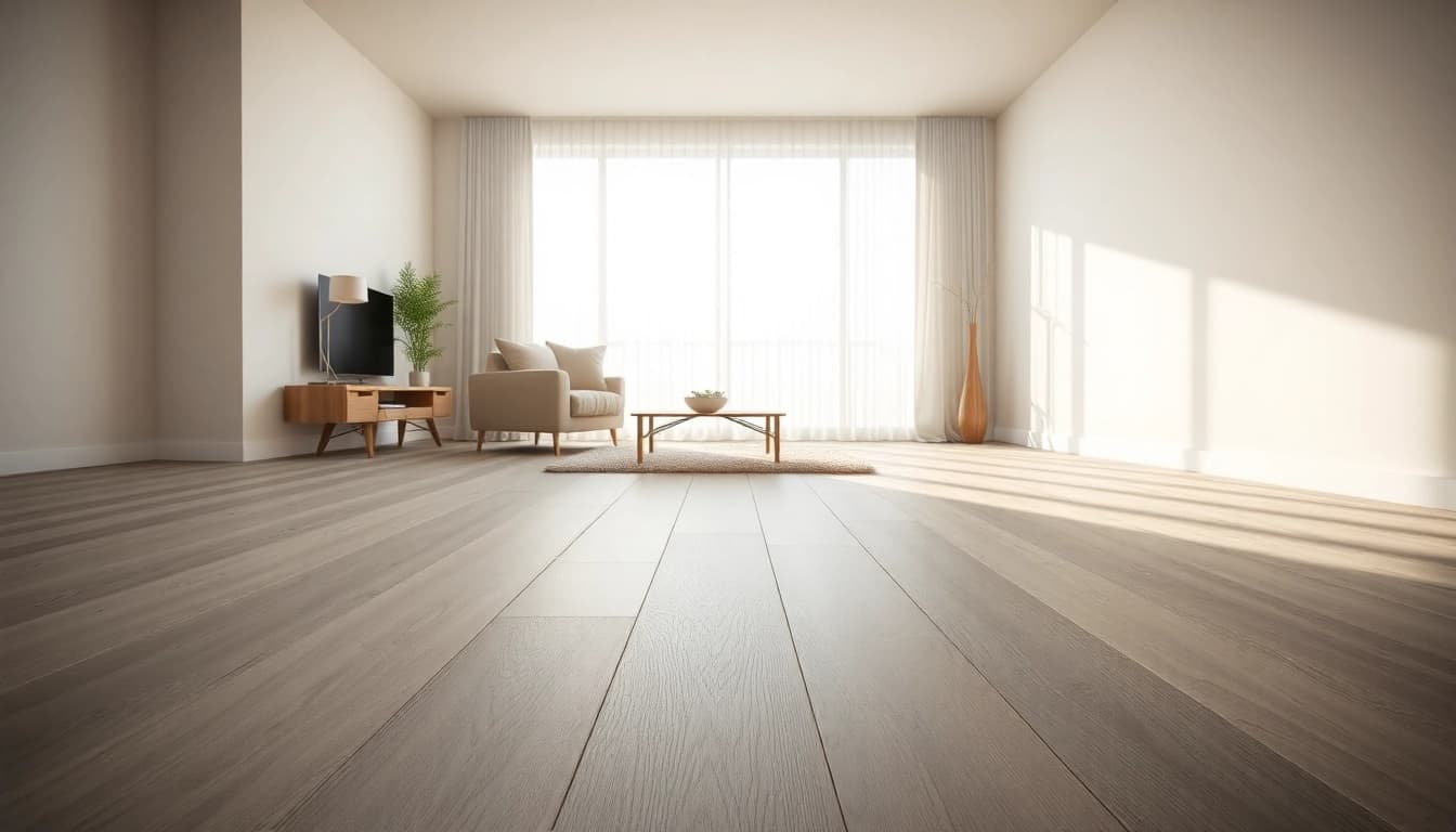 Transform your space with vinyl plank flooring showcased in a bright living room!