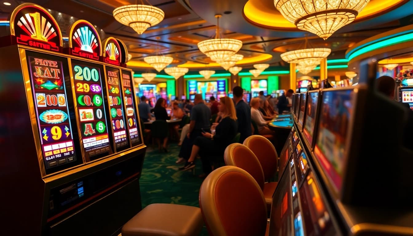 Menang dengan link rtp slot di mesin slot yang penuh warna dan menarik di kasino.