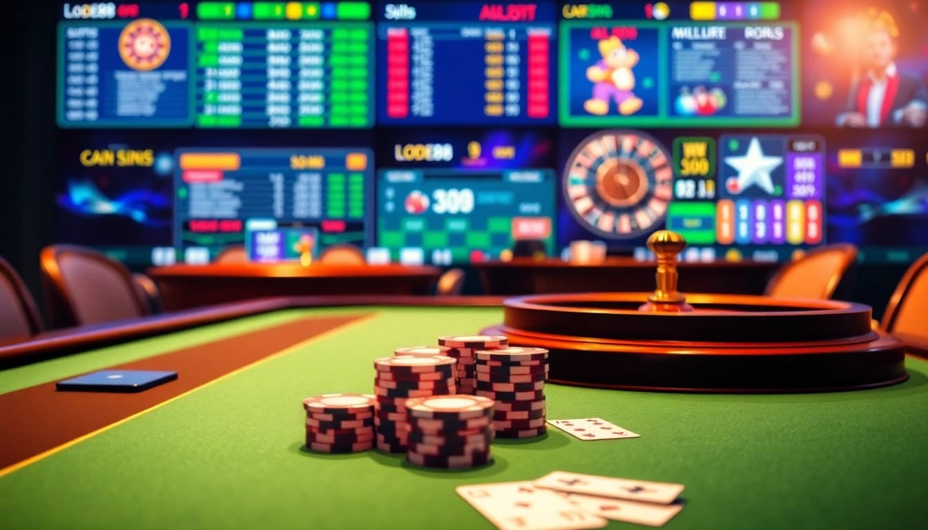 Experience high-stakes gaming at https://lode88uk.com/ with vibrant casino tables and thrilling online action.