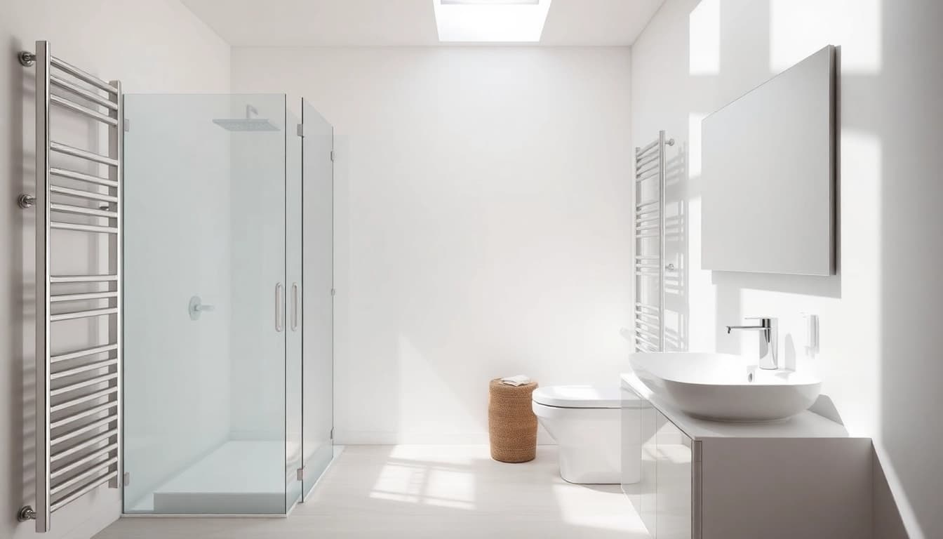 Sonni sanitär GmbH hochwertige Badprodukte in einem modernen Badezimmerlayout
