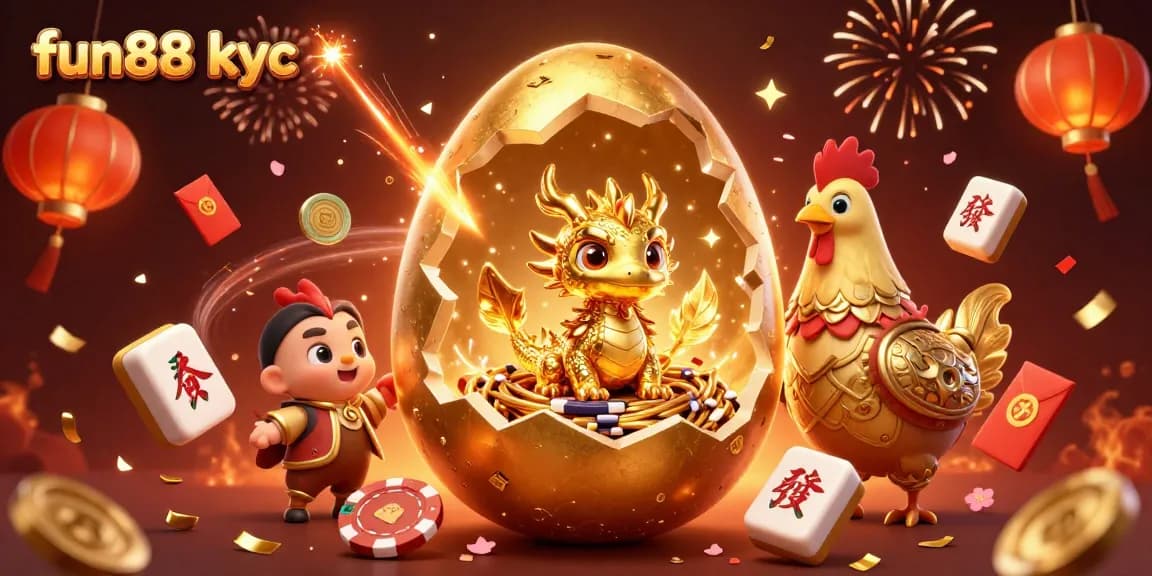 Chơi cá cược thú vị với fun88 kyc cùng những phần thưởng hấp dẫn từ mẹ hen vàng và rồng vàng.