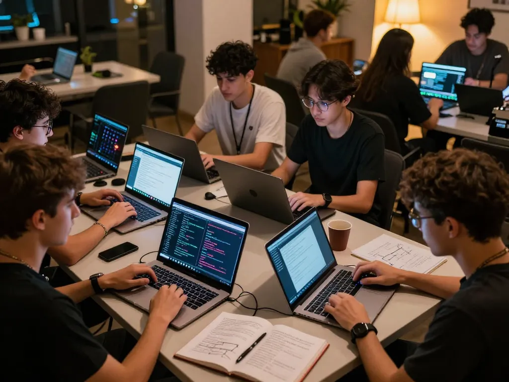 Engaging in discussions about tor browser hidden wiki and dark web services during a tech meetup.