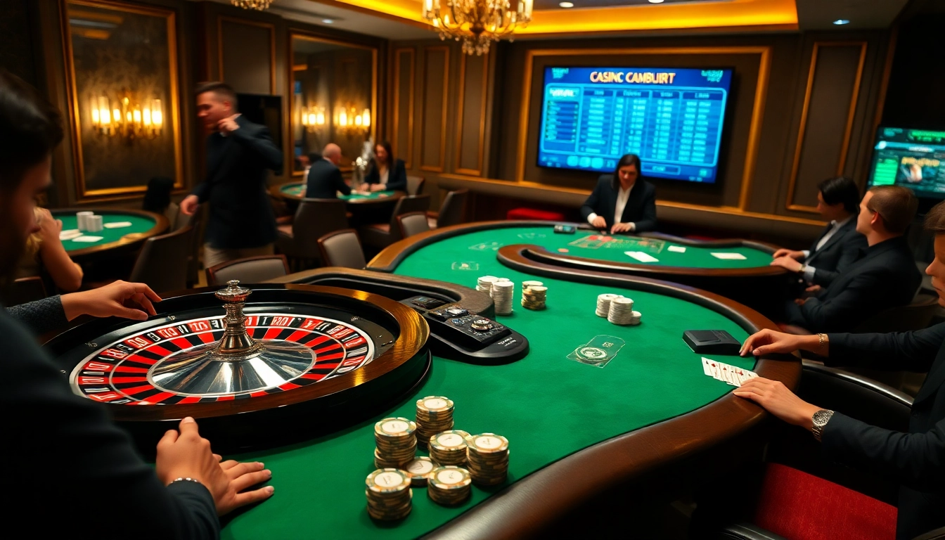 Découvrez l'excitation d'un casino en ligne fiable en France avec des tables de jeu dynamiques et des roues de roulette vibrantes.