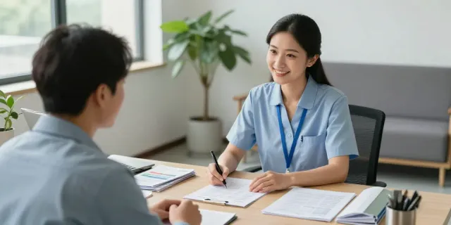 mpu beratung hannover session with a psychologist supporting a client in a welcoming office.