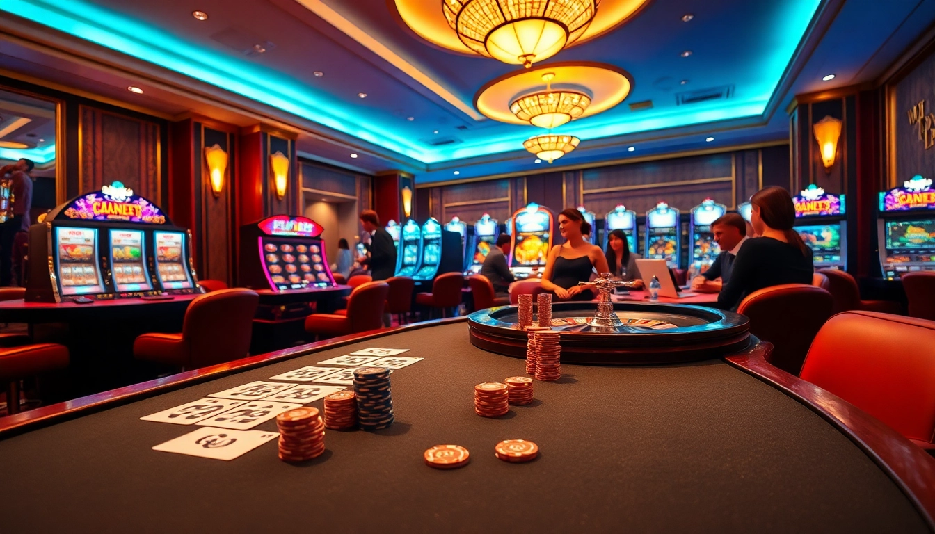 Experience thrilling gameplay at https://xx88.nl/ with vibrant casino elements and excited players.