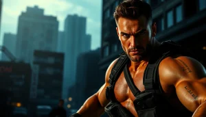 Protagonist showcasing action-packed moves better than Reacher in an urban setting.