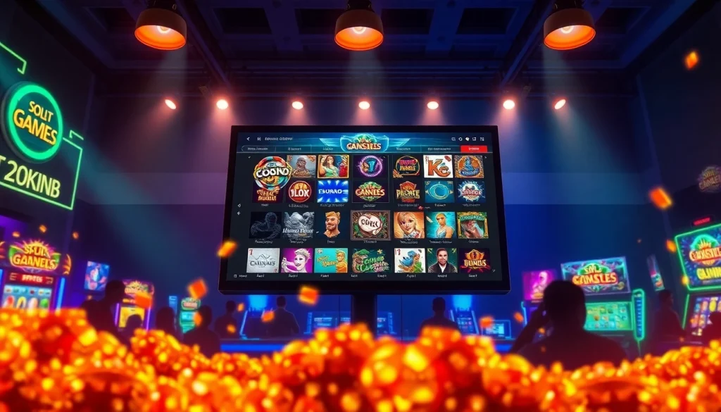 Situs kode4d showcasing an inviting online gaming experience with vibrant slot game graphics.