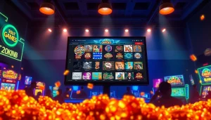 Situs kode4d showcasing an inviting online gaming experience with vibrant slot game graphics.