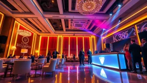 Experience premier entertainment with KJC365 in a luxurious event setting showcasing vibrant ambiance and stylish guests.