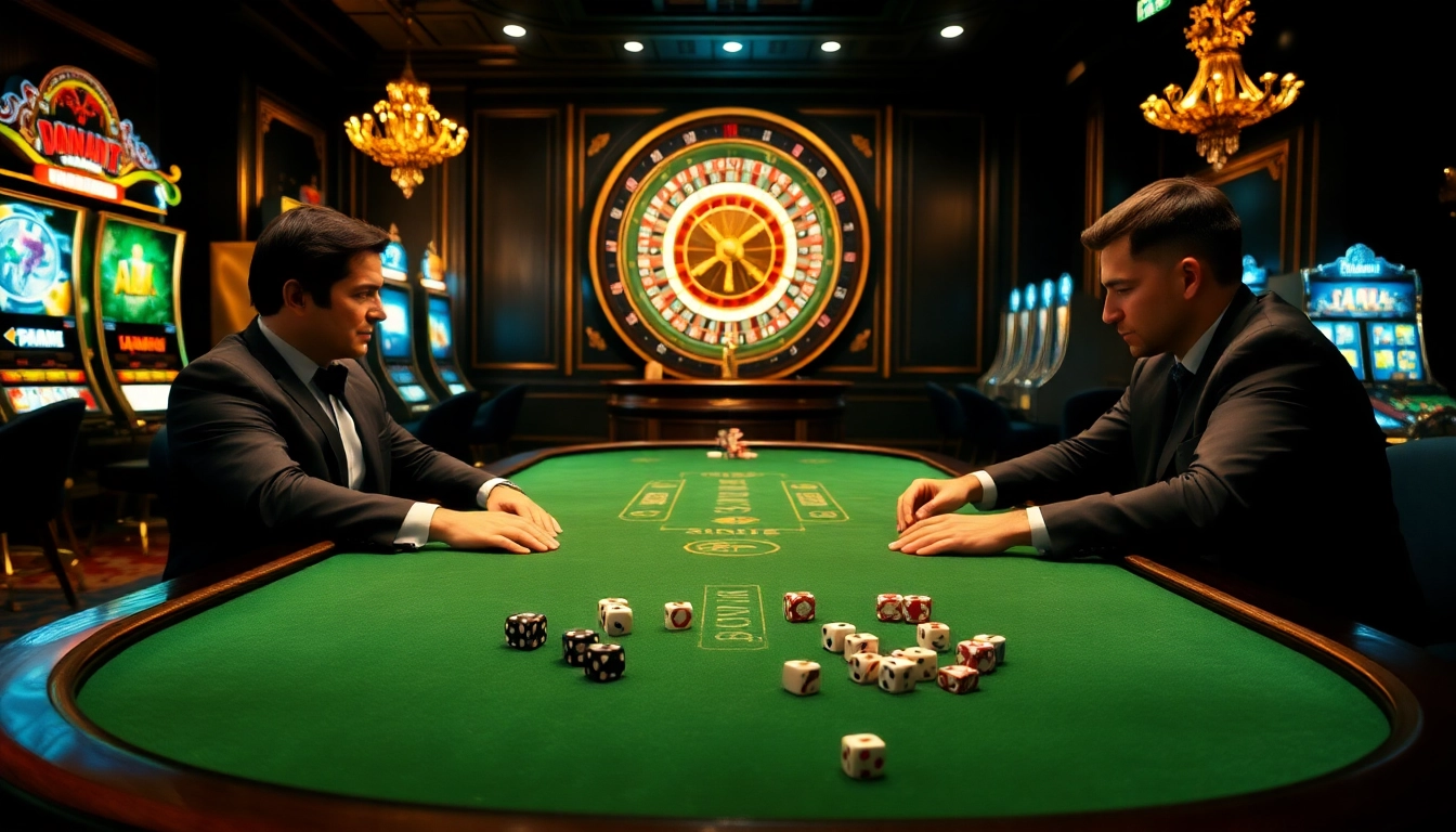 Jeu de table de casino en ligne passionnant mettant en avant casino en ligne france fiable avec des jetons de poker et des cartes.