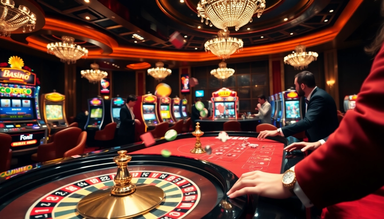 Vivez l'excitation d'un casino en ligne fiable en France avec des tables de jeu animées et des joueurs.