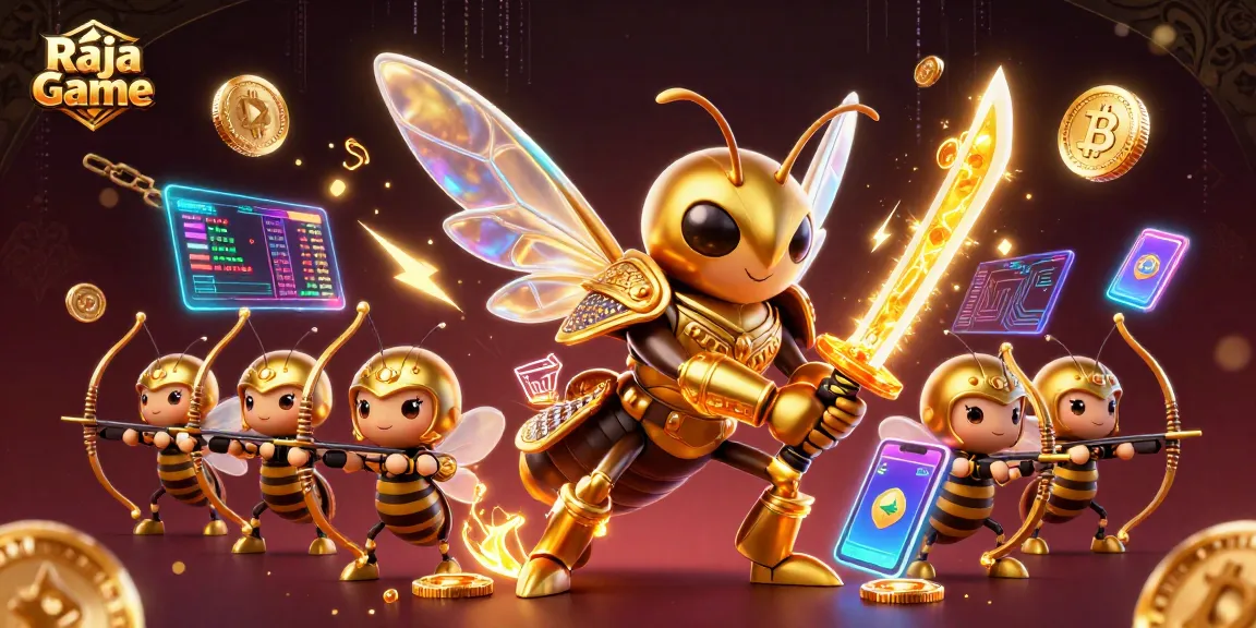 Join Raja Game's thrilling action, immersing in crypto-themed casino adventures.